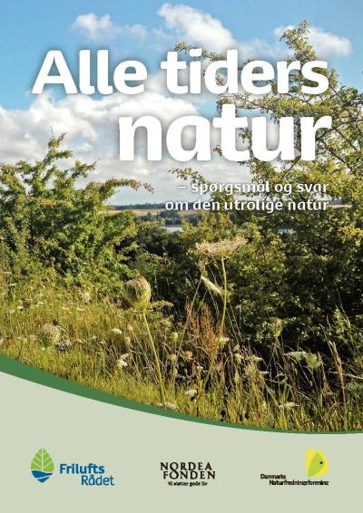 Billedet viser forsiden på hæftet fra Natirens Dag 2016. På billedet ses en masse buske og i baggrunden anes en sø